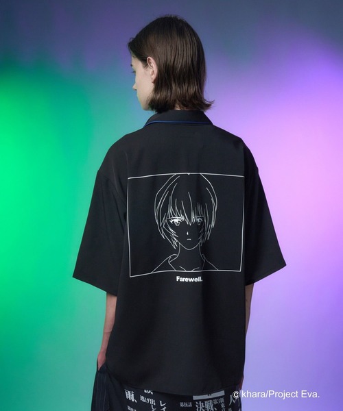 シャツ 半袖 「新世紀エヴァンゲリオン×HARE」ラインアートシャツ(HARE) メンズ レディース | HARE | 01