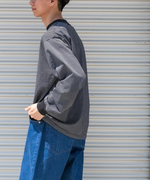 「FORK&SPOON」 長袖Tシャツ 5 ホワイト メンズ_画像4