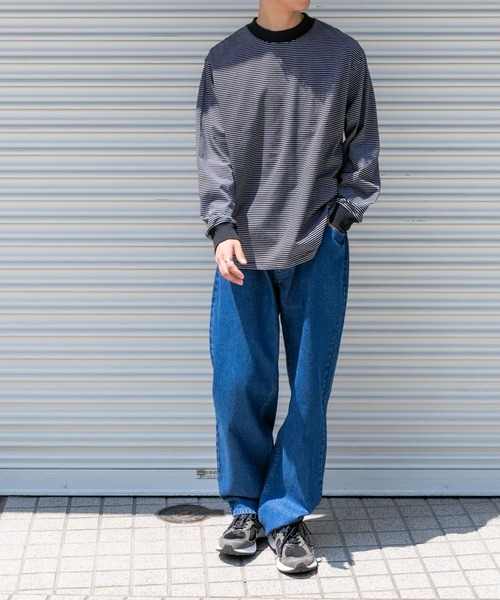 「FORK&SPOON」 長袖Tシャツ 5 ホワイト メンズ_画像6