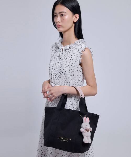 「TOCCA」 ハンドバッグ F ブラック レディース_画像2