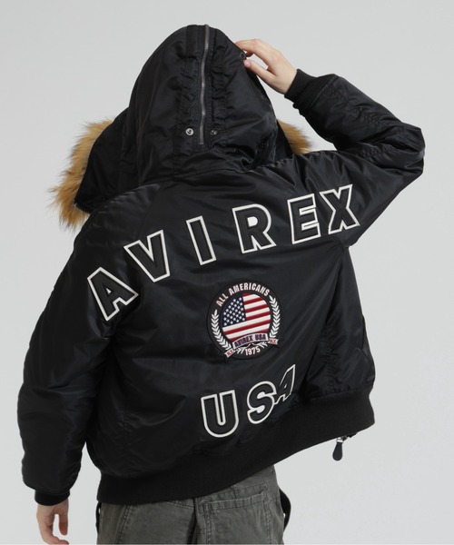 AVIREX（アヴィレックス） ミリタリージャケット モッズコート 「直営