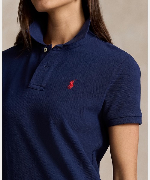 【POLO RALPH LAUREN】ポニーロゴ コットンメッシュ ポロドレス コットン メッシュ ポロドレス（ワンピース）｜POLO RALPH