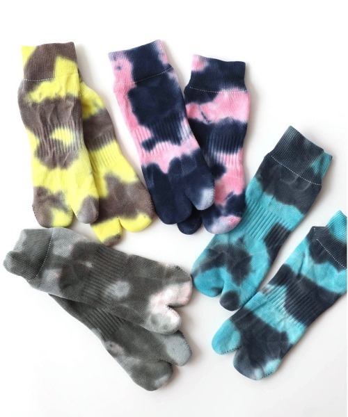 NODAL（ノーダル） 靴下 TIEDYE SHORT SOCKS メンズ レディース