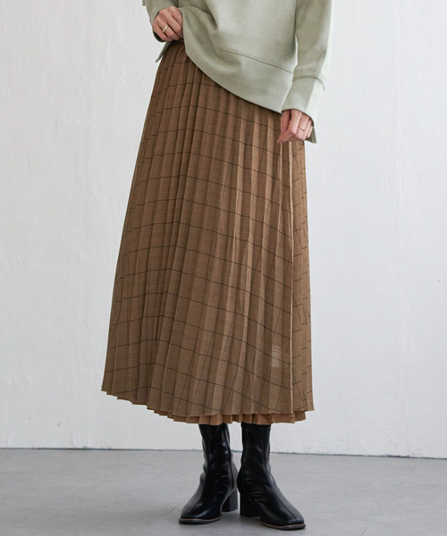 ikka（イッカ） スカート 「2WAY」リバーシブルスウェード調スカート