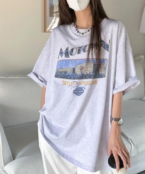 Achic tシャツ 前プリント半袖Tシャツ レディース : ZOZOTOWN