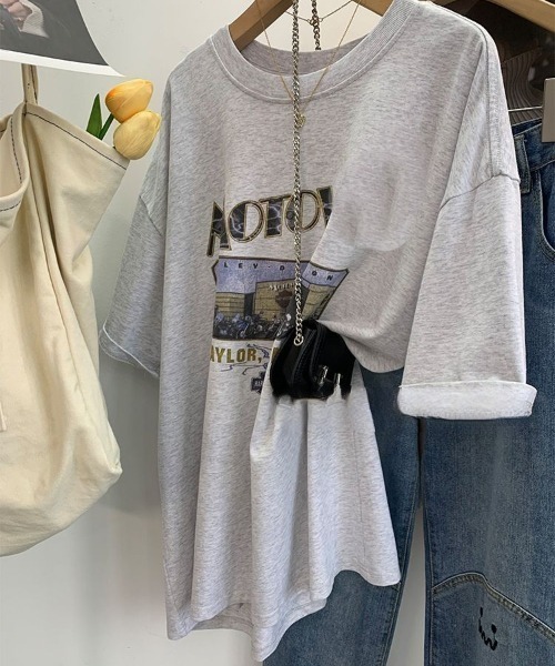 Achic（アシック） tシャツ 前プリント半袖Tシャツ レディース