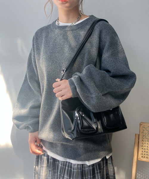 AS KNOW AS（アズノゥアズ） ニット セーター ゴマジャカード起毛