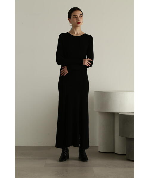 JILL STUART ワンピース レースドッキングニットワンピース