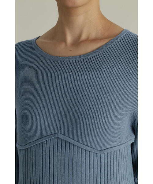 JILL STUART ワンピース レースドッキングニットワンピース JILL STUART ワンピース レースドッキングニットワンピース