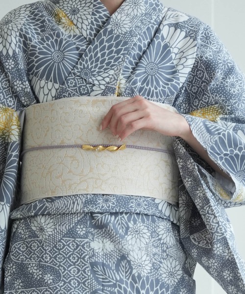 utatane 浴衣 手染め注染浴衣3点セット utatane×注染工房 赤坂紬
