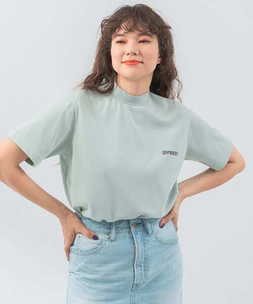 新品☆OOPS×RYU AMBE 白 M モックネックロングスリーブ 長袖