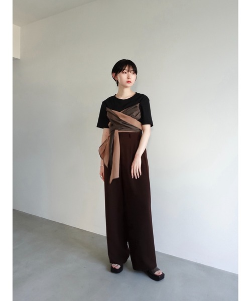 Sahara Wrapped Design Tee ラップデザインTシャツ sahara tシャツ Wrapped Design Tee/ラップデザインTシャツ