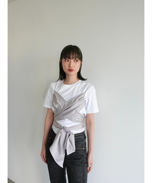 sahara tシャツ Wrapped Design Tee/ラップデザインTシャツ