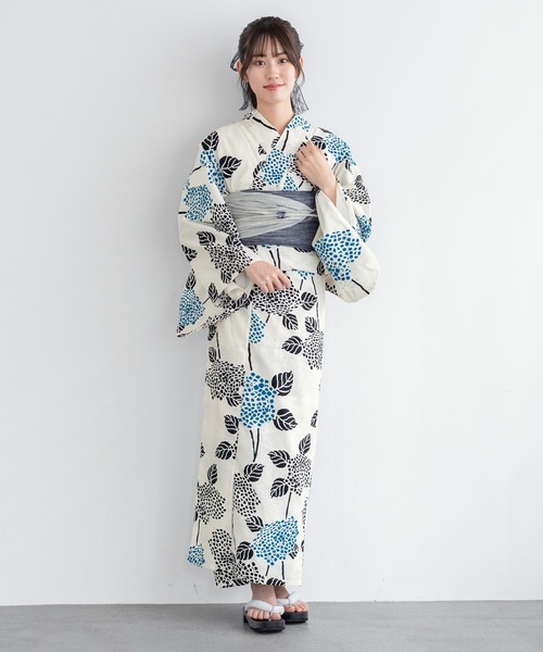 SOUBIEN（創美苑） 浴衣 夏を彩るレディース浴衣2点セット （浴衣＋帯
