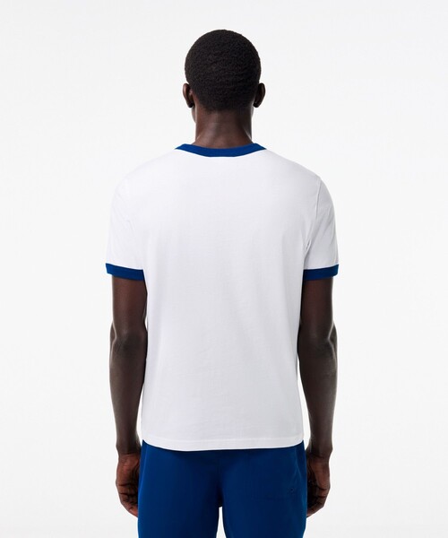 送料込★LACOSTE★半袖Tシャツ TH7363 Tシャツ ルネ・ラコステグラフィックパックプリントTシャツ TH7363
