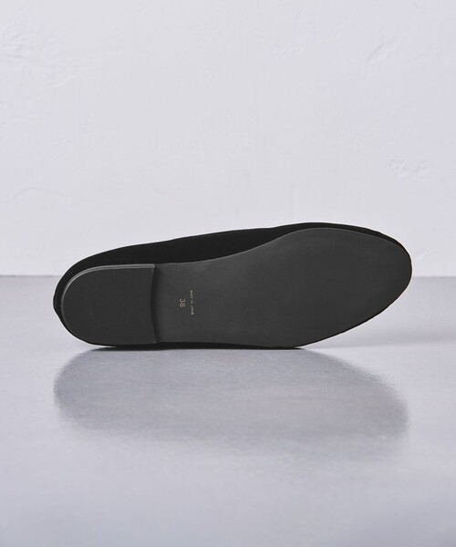 UNITED ARROWS バレエシューズ パンプス ベルベット ビジュー