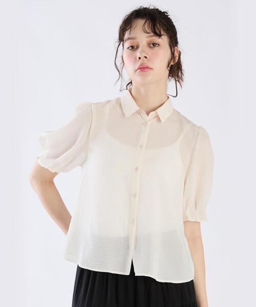 新品To b. by agnès b ブラウス フラワーエンブロイダリーブラウス ｜To b. by agnès b