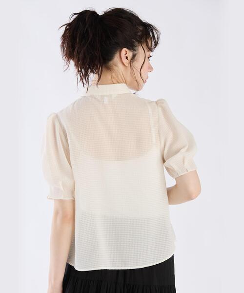 「To b. by agnes b.」 半袖ブラウス 36 グレー レディース US79 CHEMISE ブラウス（L839US798017