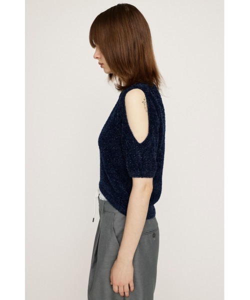 ニット セーター SHAGGY CUTOUT TOPS シャギー カットアウト トップス レディース SLY ニット セーター SHAGGY CUTOUT TOPS シャギー カットアウト
