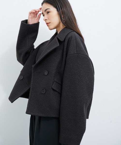 LE CERCLE par rope' ブルゾン アウター ラムライクショートブルゾン