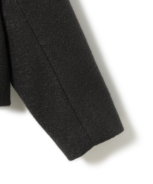 LE CERCLE par rope' ラムライクショートブルゾン LE CERCLE par rope' ブルゾン アウター ラムライクショートブルゾン