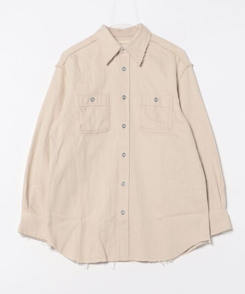 ブラウス シャツ VOLTAGE CONTROL FILTER/ヴォルテージコントロールフィルター/FLANNEL OVER SHIRTS レディース