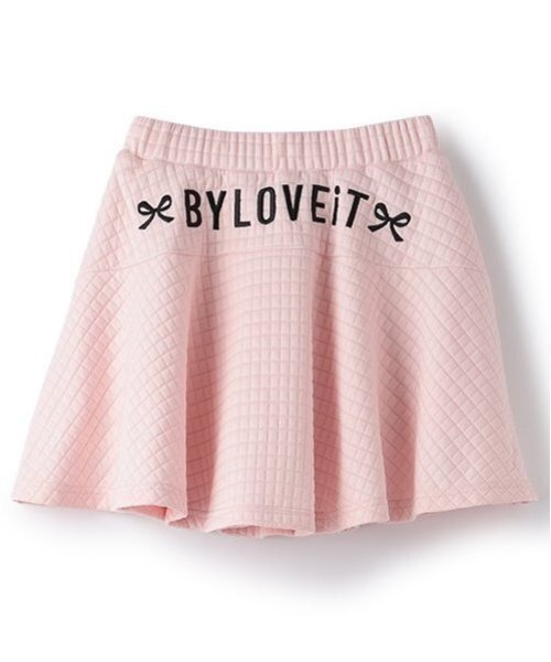 by LOVEiT スカート バック切替えスカート（インパンつき） キッズ