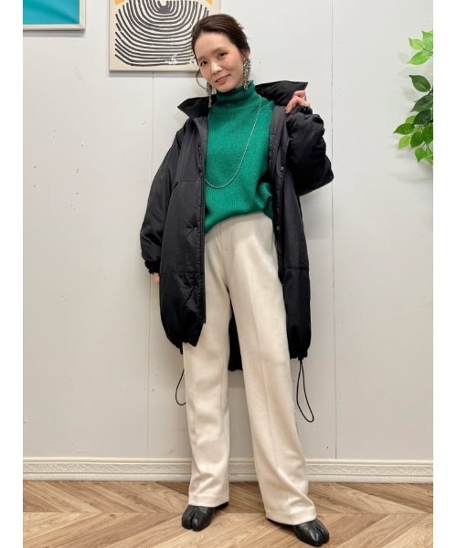 ニット セーター ロールネックニットプルオーバー レディース Right-on ニット セーター ロールネックニット レディース