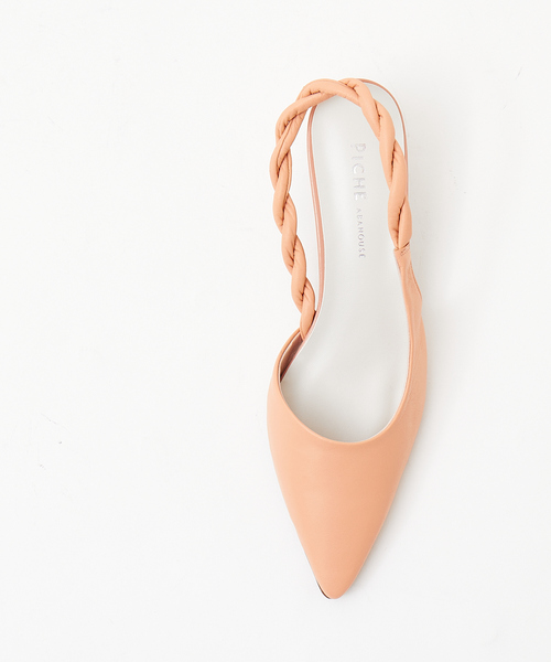 PICHE ABAHOUSE 「PICHE ABAHOUSE」 ヒールサンダル 37 サックス