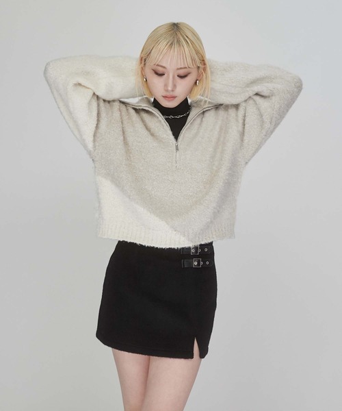 関税送料込★AMI PARIS スリット入りミニスカート 関税送料込☆AMI PARIS スリット入りミニスカート ミニスカート