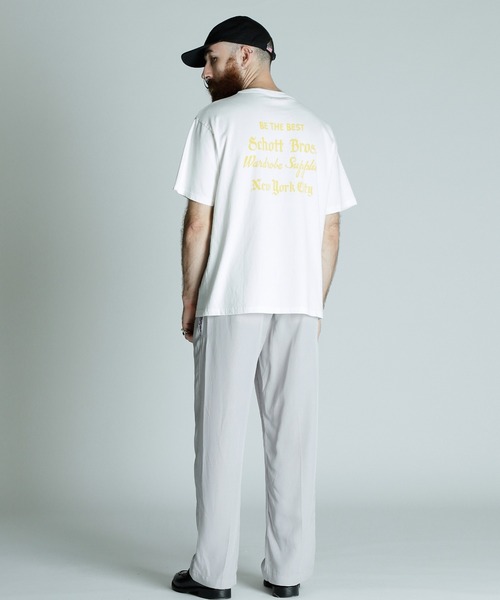 Schott N.Y.C tシャツ Schott/ショット/SNOWWASH T-SHIRT