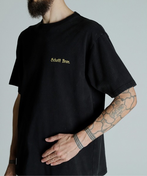Schott N.Y.C（ショット） tシャツ Schott/ショット/SNOWWASH T-SHIRT