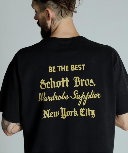 Schott N.Y.C tシャツ Schott/ショット/SNOWWASH T-SHIRT