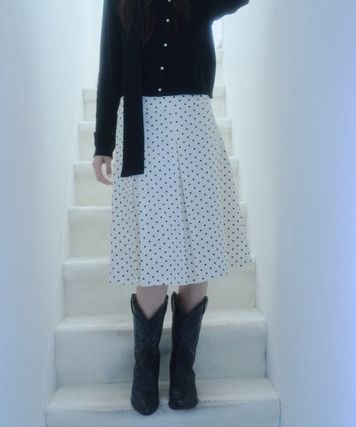 Smyeon ミディボックスプリーツスカート Smyeon スカート Midi box pleats skirt/ミディボックスプリーツ