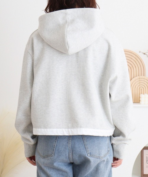 パーカー hunch ショート丈パーカー レディース hunch パーカー ショート丈パーカー レディース : ZOZOTOWN