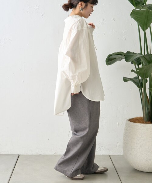 CIAOPANIC TYPY ブラウス シャツ レースアップチュニック丈