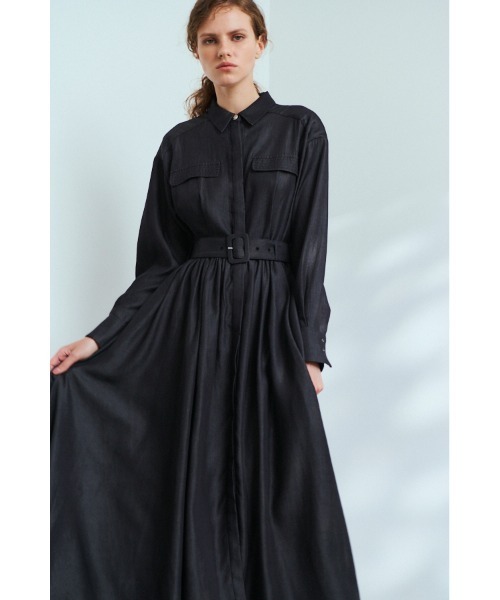Estella.K ワンピース Rosaria Shirt Long Dress シャンブレー Estella.K ワンピース Rosaria Shirt Long Dress シャンブレー