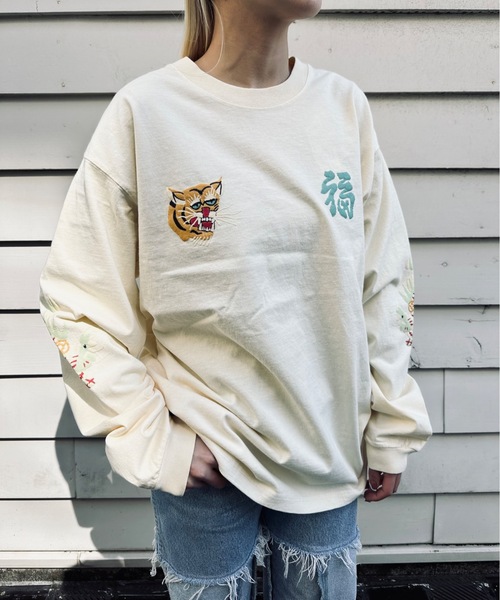 tシャツ HOUSTON / PIGMENT US COTTON L/S TEE / 22274/ 22275 レディース メンズ HOUSTON tシャツ / PIGMENT US COTTON L/S TEE 22274/ 22275