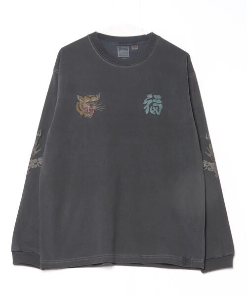 tシャツ PIGMENT DYE JAGUAR CONSTELLATION LONGSLEEVE TEE レディース メンズ PIGMENT DYE CONSTELLATION TEE｜CONVERSE TOKYO (コンバース