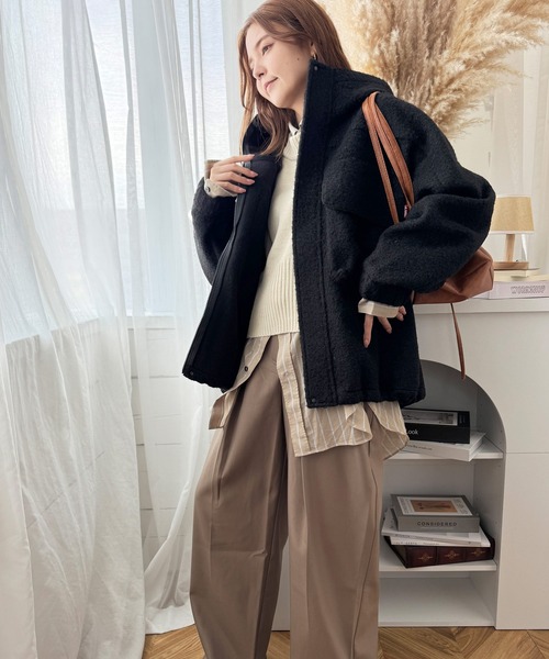 Java ジップアップブルゾン X-LARGE ブラック レディース : ZOZOTOWN