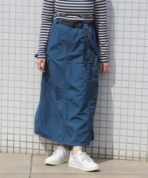 グラミチ　ナイロンスカート VIS｜【GRAMICCI/グラミチ】VIS別注 ナイロンスカート【洗える