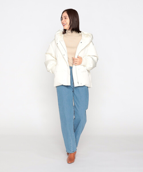 COMME CA ISM（コムサイズム） ダウンジャケット MEDIUM キャメル