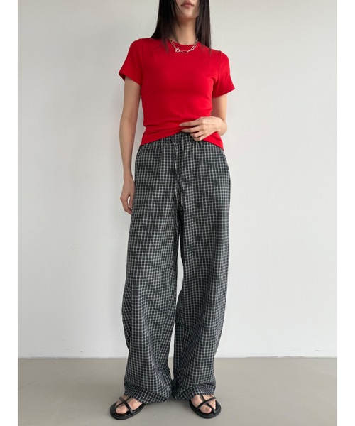 Didot.showroom ワイドパンツ パンツ 「DIDOT.」チェックイージー