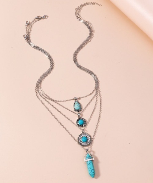 ピアス ターコイズネックレスorピアス レディース : ZOZOTOWN Yahoo!店