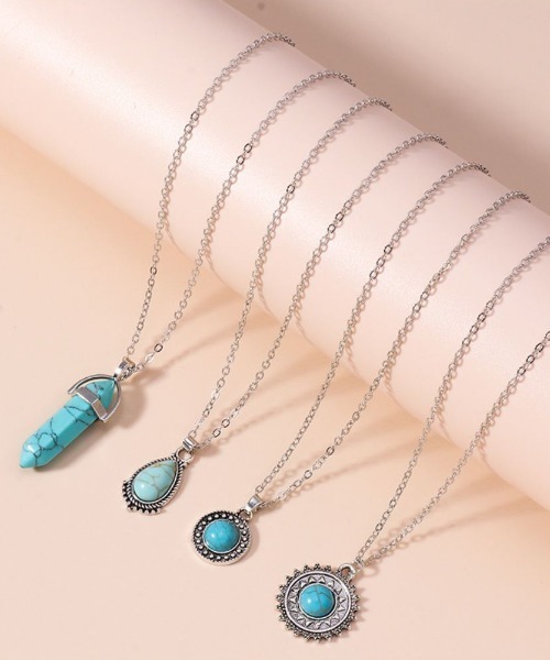 ピアス ターコイズネックレスorピアス レディース : ZOZOTOWN Yahoo!店