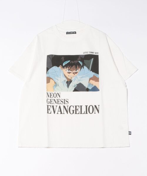 tシャツ 「evangelion x little sunny bite」  big tee レディース メンズ