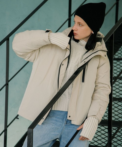 Sonny Label フーディダウンジャケット ブラック FREE URBAN RESEARCH Sonny Label（アーバンリサーチサニーレーベル）の