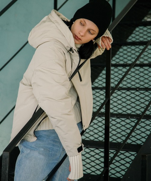 Sonny Label フーディダウンジャケット ブラック FREE URBAN RESEARCH Sonny Label（アーバンリサーチサニーレーベル）の