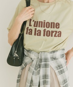 tシャツ ロゴハンソデTシャツ レディース
