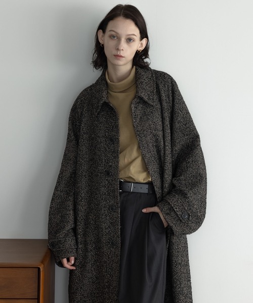 remer ステンカラーコート LARGE ダークブラウン メンズ : ZOZOTOWN